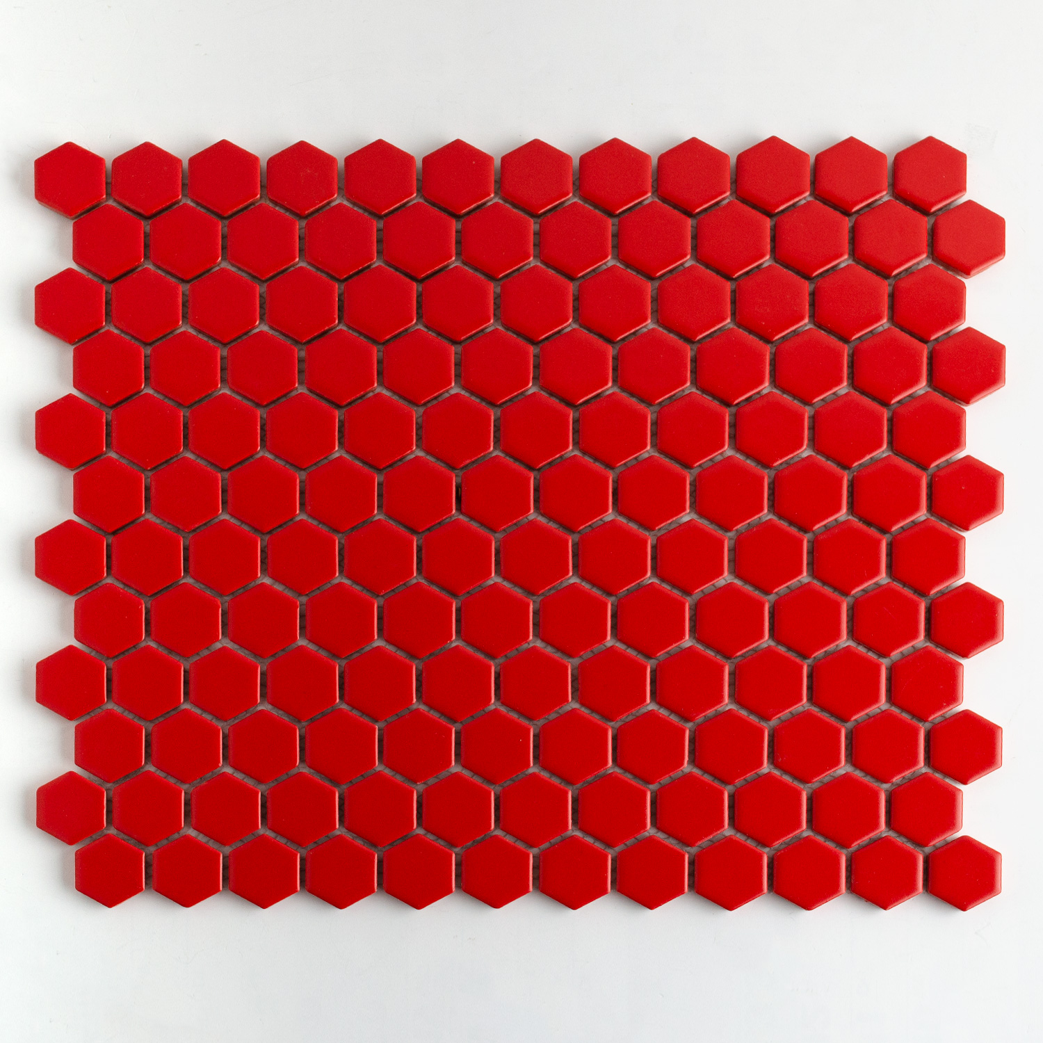 Keramikmosaik Rot Hexagonmosaik Maria Paket