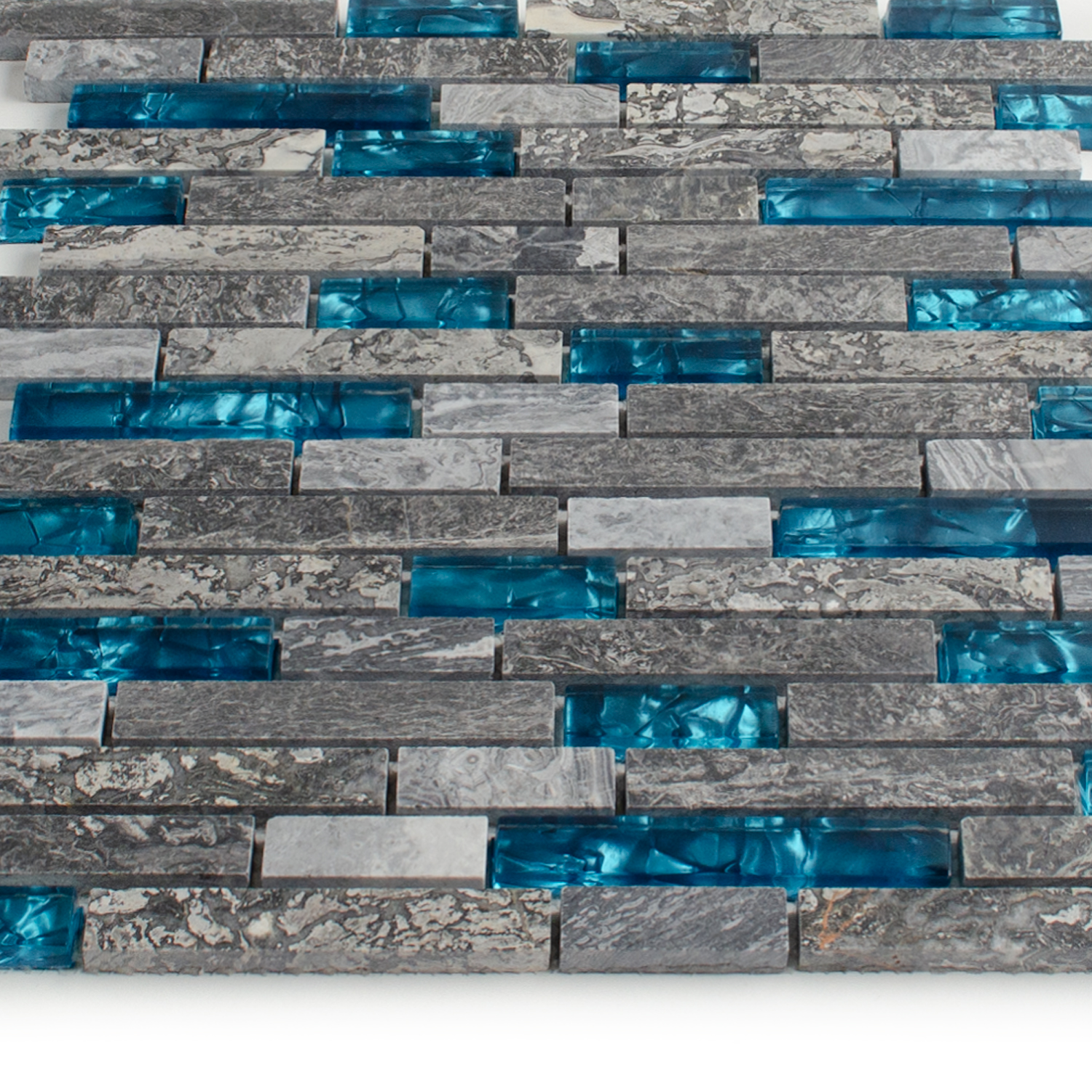 Glasmosaik Blau Natursteinmosaik Abigal-BEN10210