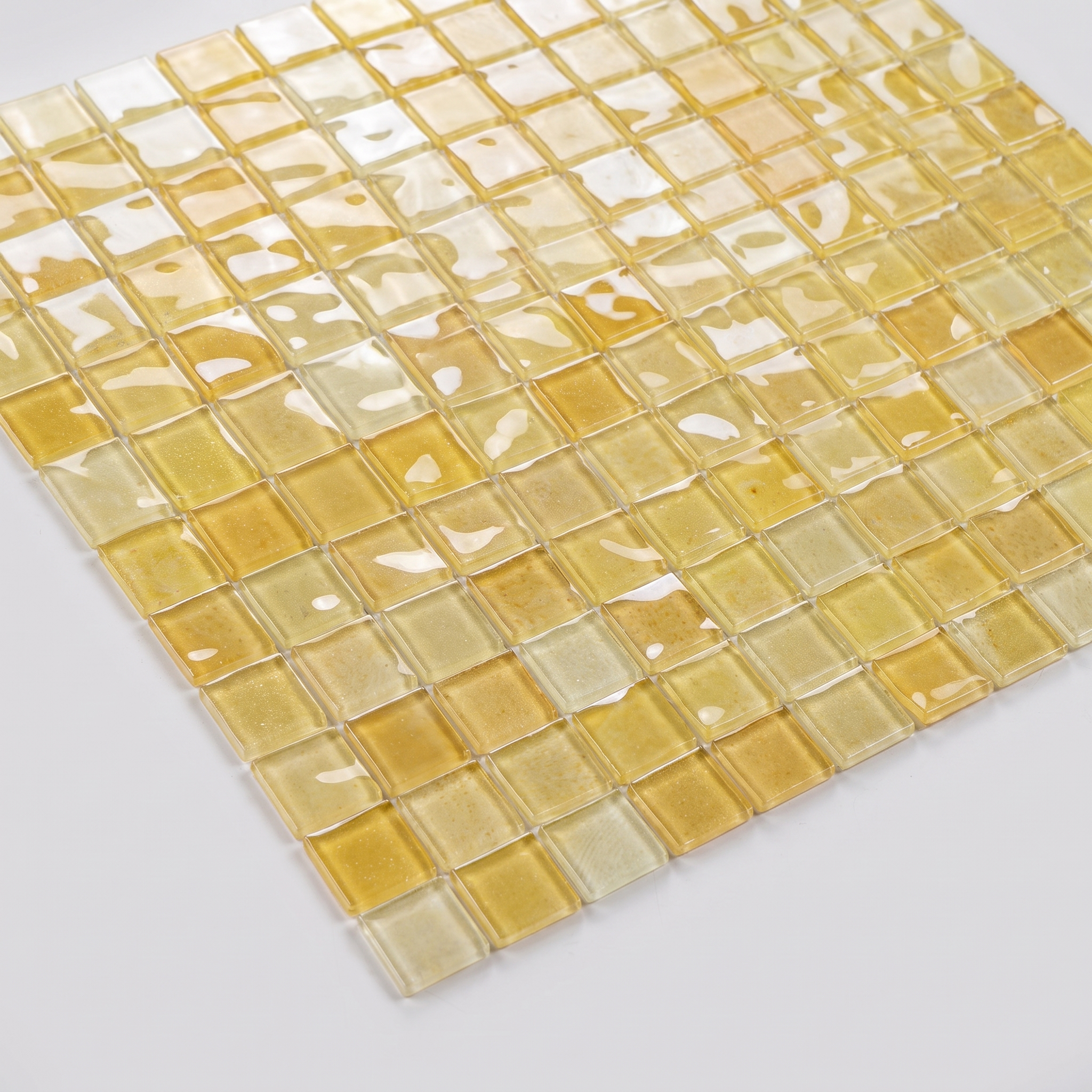 Glasmosaik Mosaikfliese Nizza 48×48 mm & 23×23×4 mm 