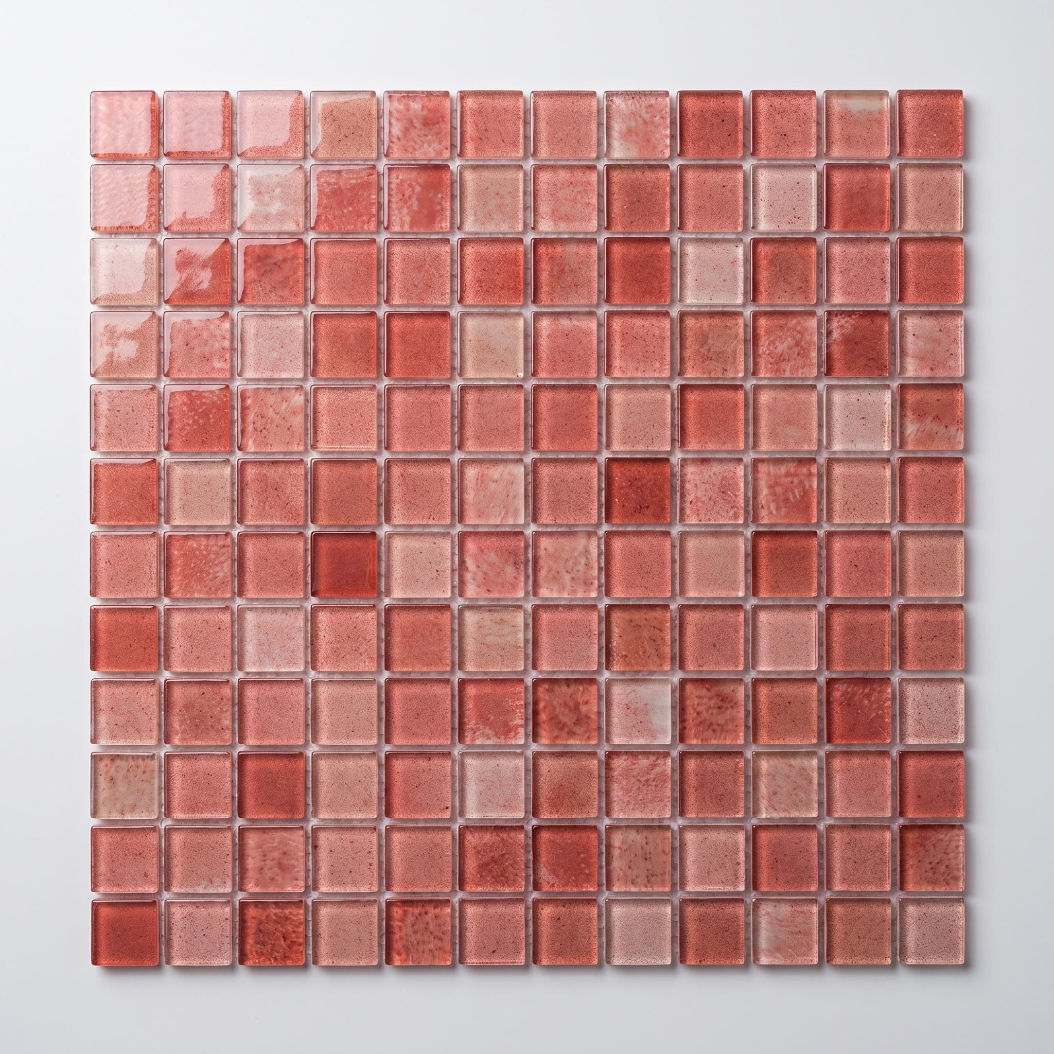 Glasmosaik Mosaikfliese Nizza 48×48 mm & 23×23×4 mm 