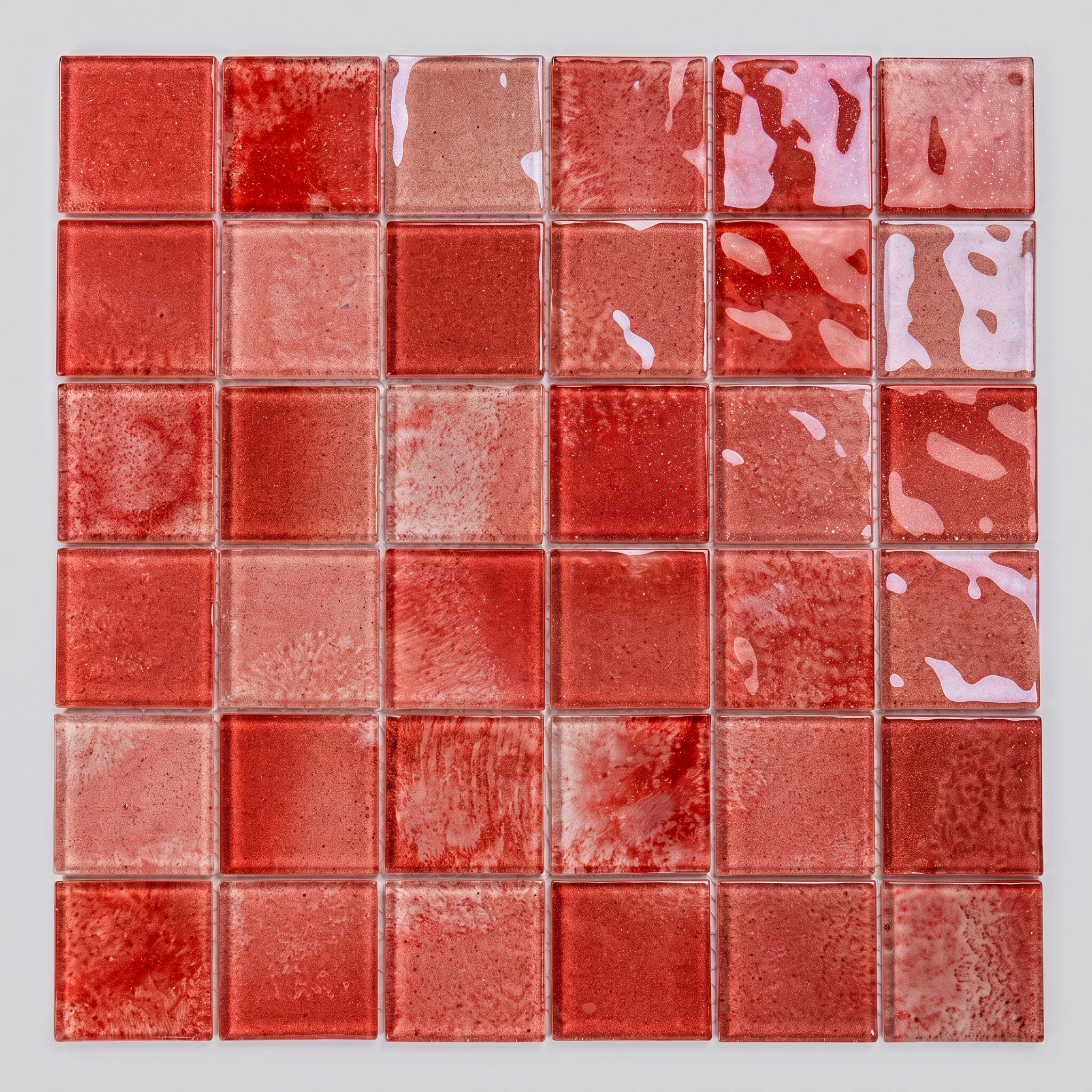 THO202614 Glasmosaik Mosaikfliese Nizza 48×48 mm & 23×23×4 mm 