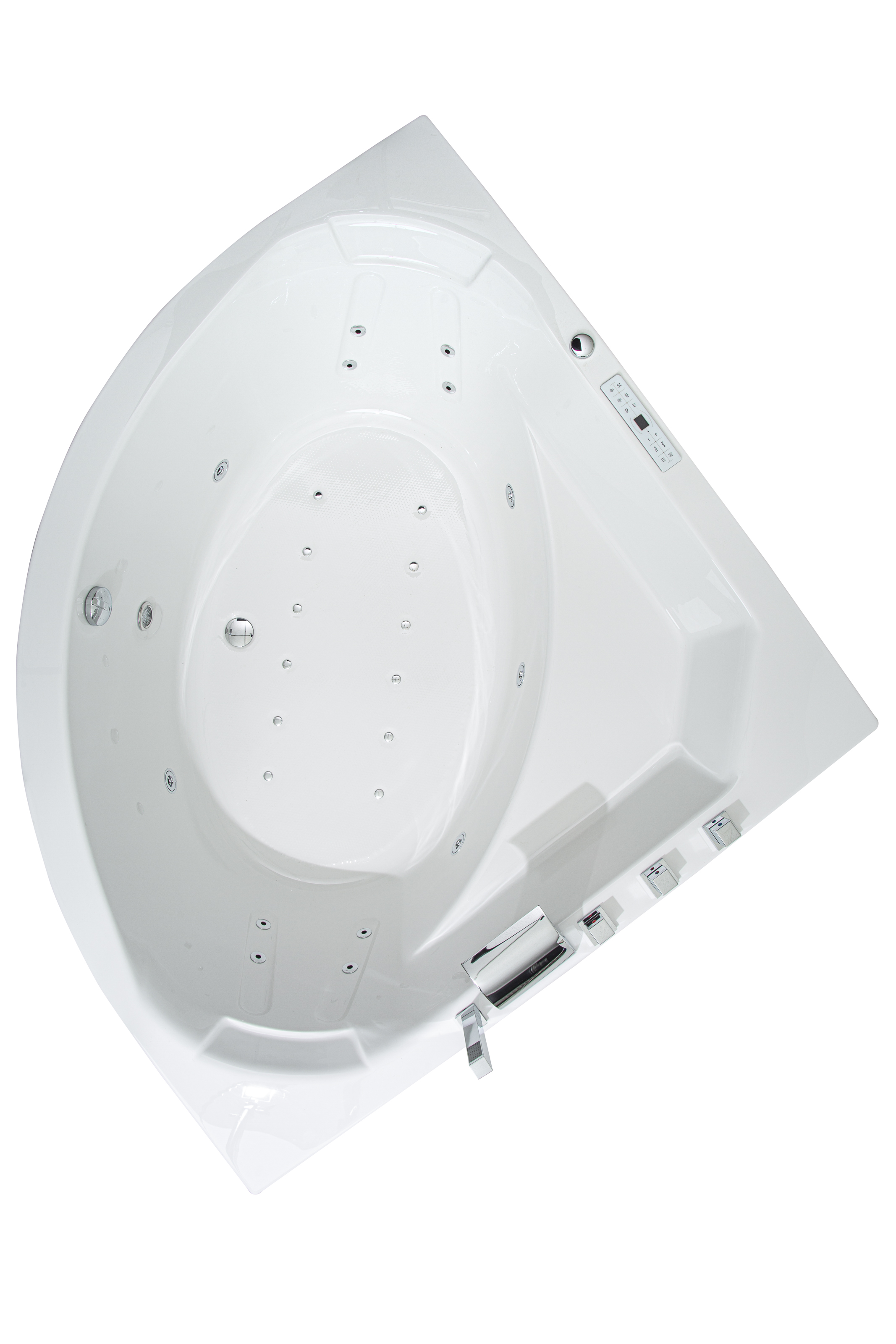 Eck Badewannen Whirlpool mit 25 Massagedüsen Spa Bali Tulamben ONE 155x155 cm weiss MADE IN GERMANY-BEN10147.32 Eck Badewannen Whirlpool mit 25 Massagedüsen Spa Bali Tulamben ONE 155x155 cm weiss MADE IN GERMANY-BEN10147.32