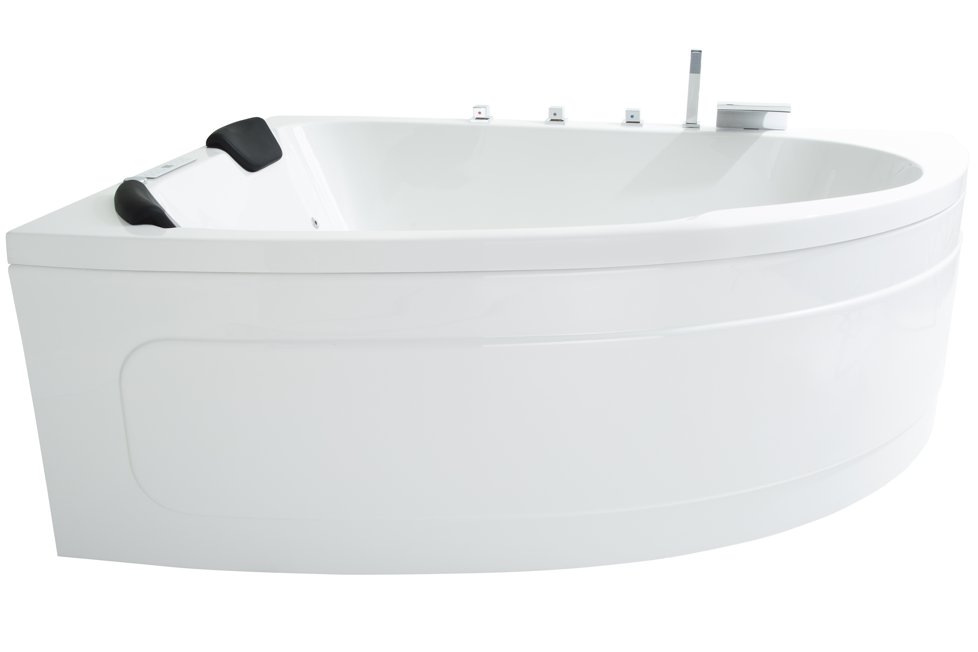 Eck Badewannen Whirlpool Spa Bali Tulamben TWO Links 180x130 cm weiss MADE IN GERMANY-BEN10148.20