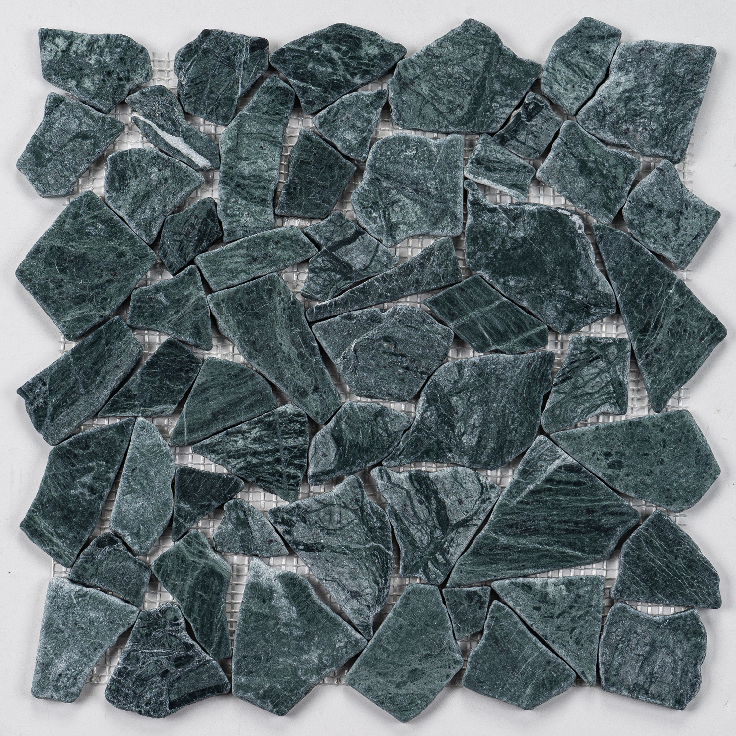 Natursteinmosaik Marmorbruch Grün Verde Nia 1 Matte