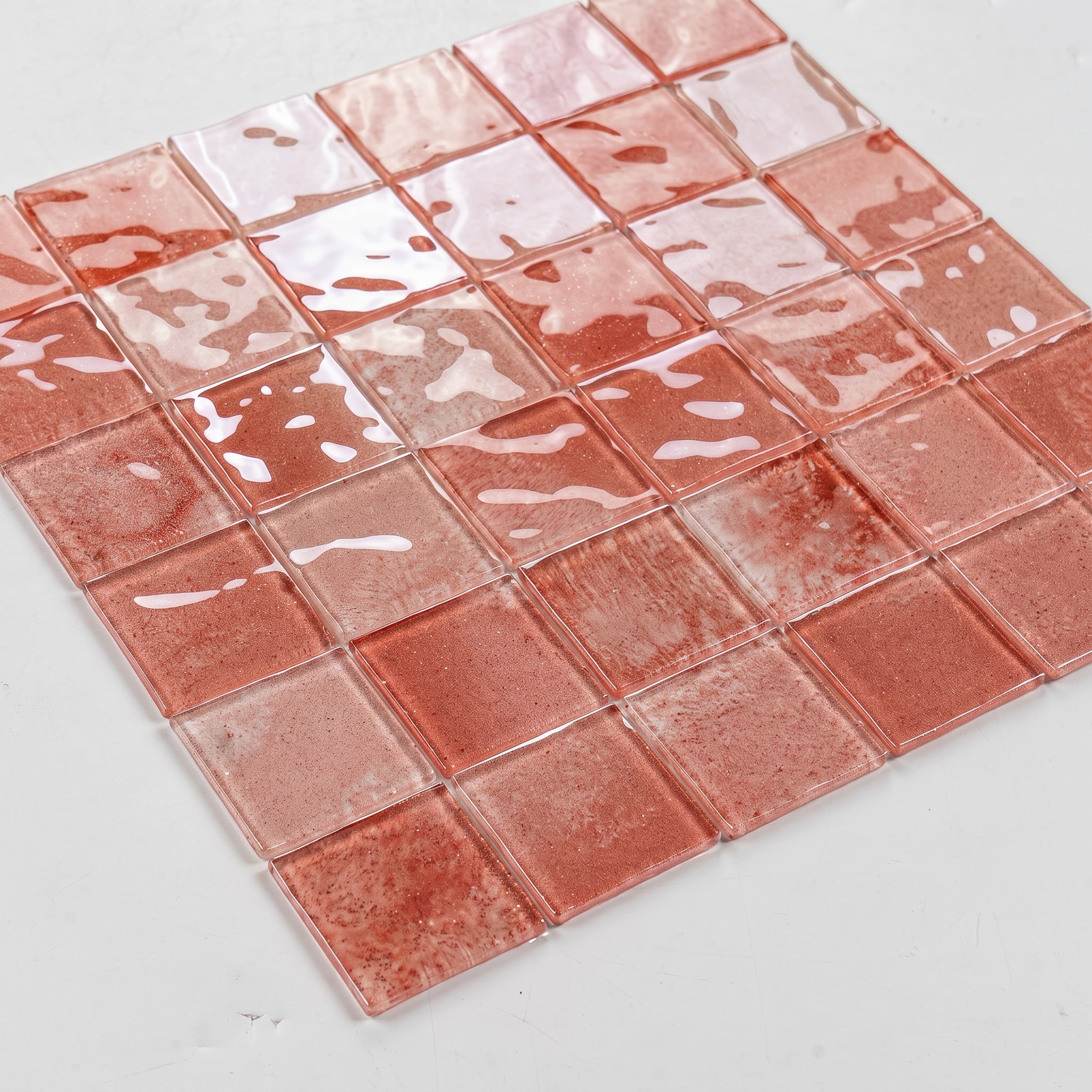 THO202614 Glasmosaik Mosaikfliese Nizza 48×48 mm & 23×23×4 mm 