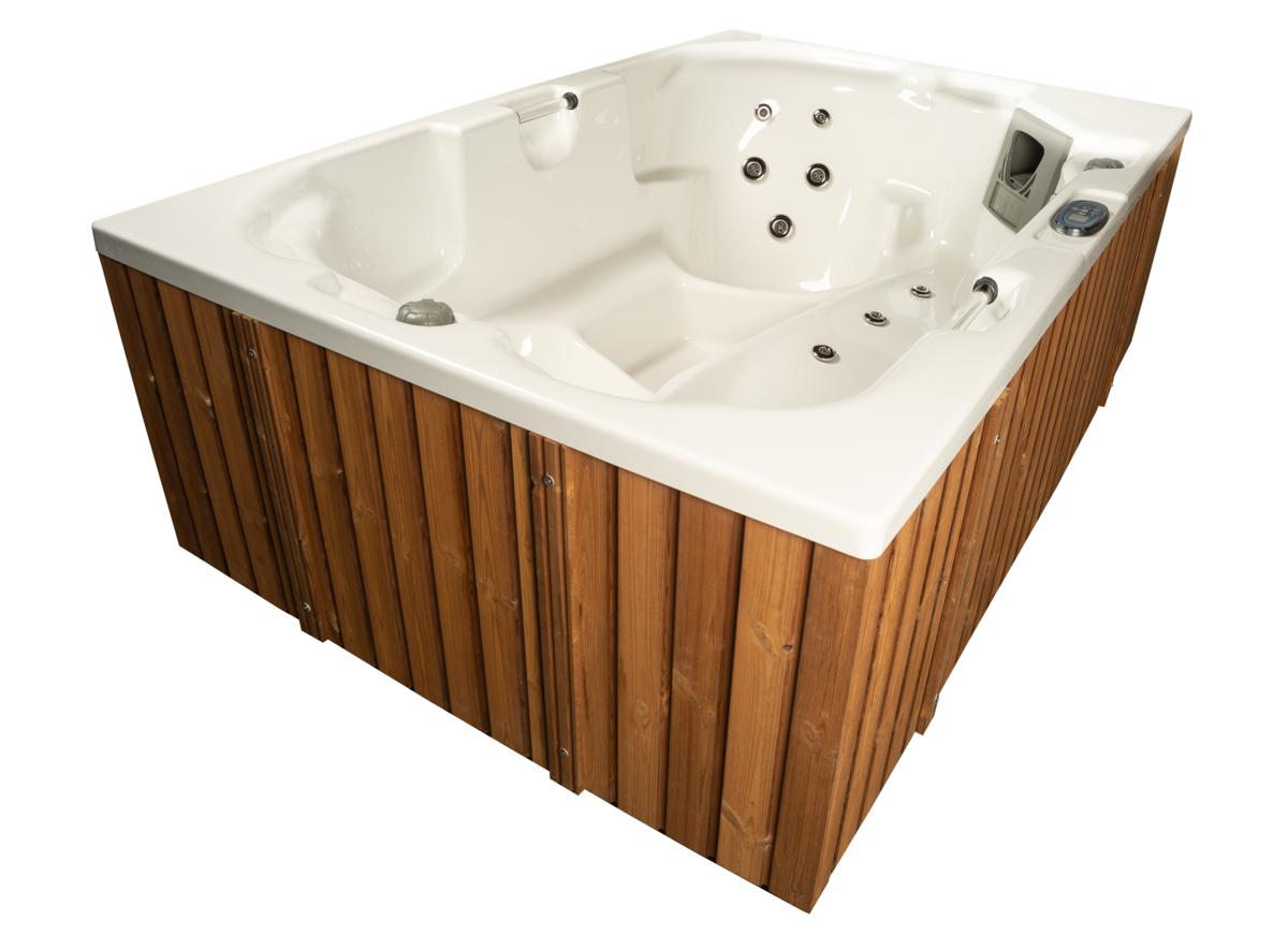 Outdoor Whirlpool Spa Bali Permuteran ONE 210x140 cm weiss MADE IN GERMANY-BEN10146 Outdoor Whirlpool Spa Bali Permuteran ONE 210x140 cm weiss MADE IN GERMANY-BEN10146