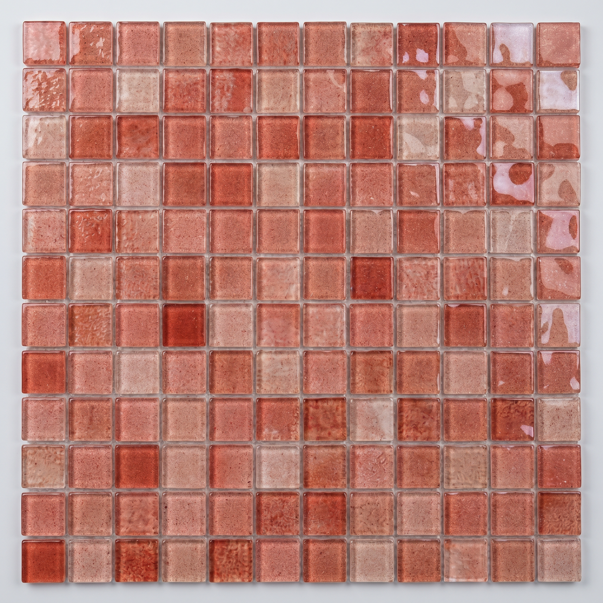 Glasmosaik Mosaikfliese Nizza 48×48 mm & 23×23×4 mm 