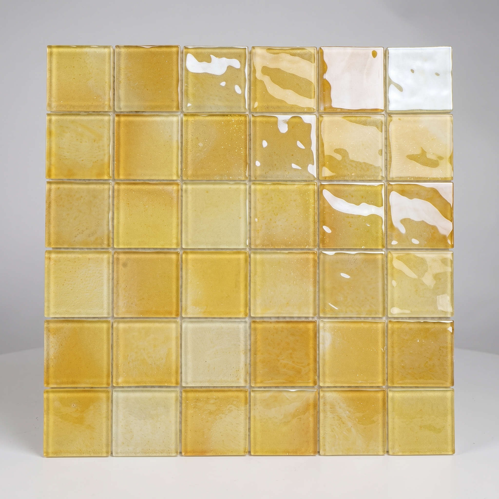 Glasmosaik Mosaikfliese Nizza 48×48 mm & 23×23×4 mm 