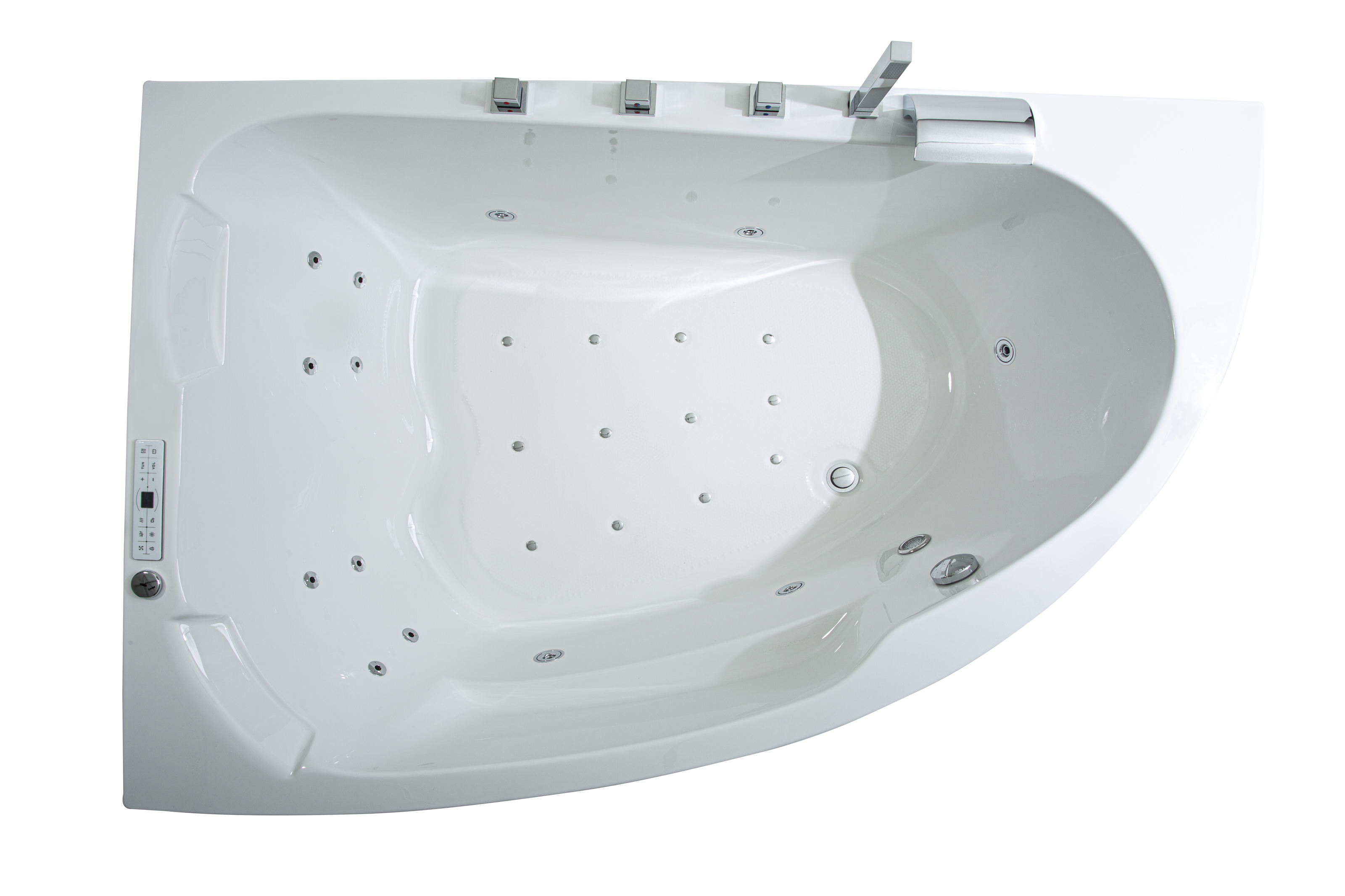 Eck Badewannen Whirlpool Spa Bali Tulamben TWO Links 180x130 cm weiss MADE IN GERMANY-BEN10148.34 Eck Badewannen Whirlpool Spa Bali Tulamben TWO Links 180x130 cm weiss MADE IN GERMANY-BEN10148.34