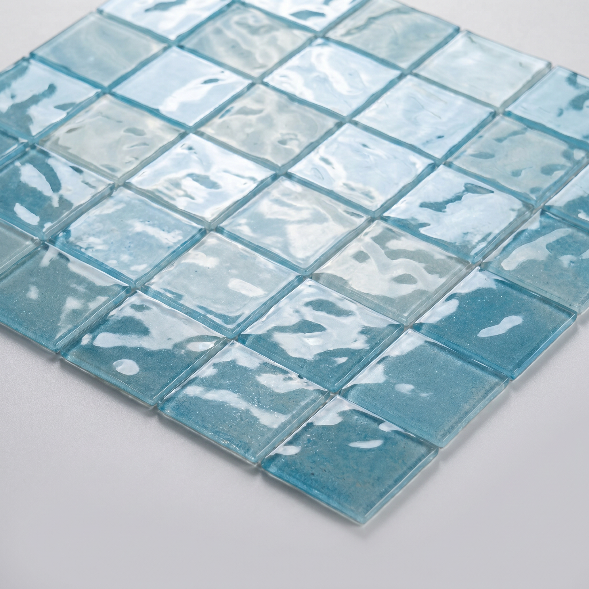 Glasmosaik Mosaikfliese Nizza 48×48 mm & 23×23×4 mm 
