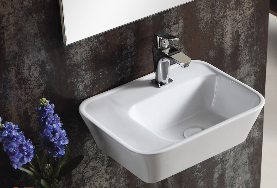 Waschbecken Keramikwaschbecken 48 x 38 x 14 cm-BEN10296 Waschbecken Keramikwaschbecken 48 x 38 x 14 cm-BEN10296