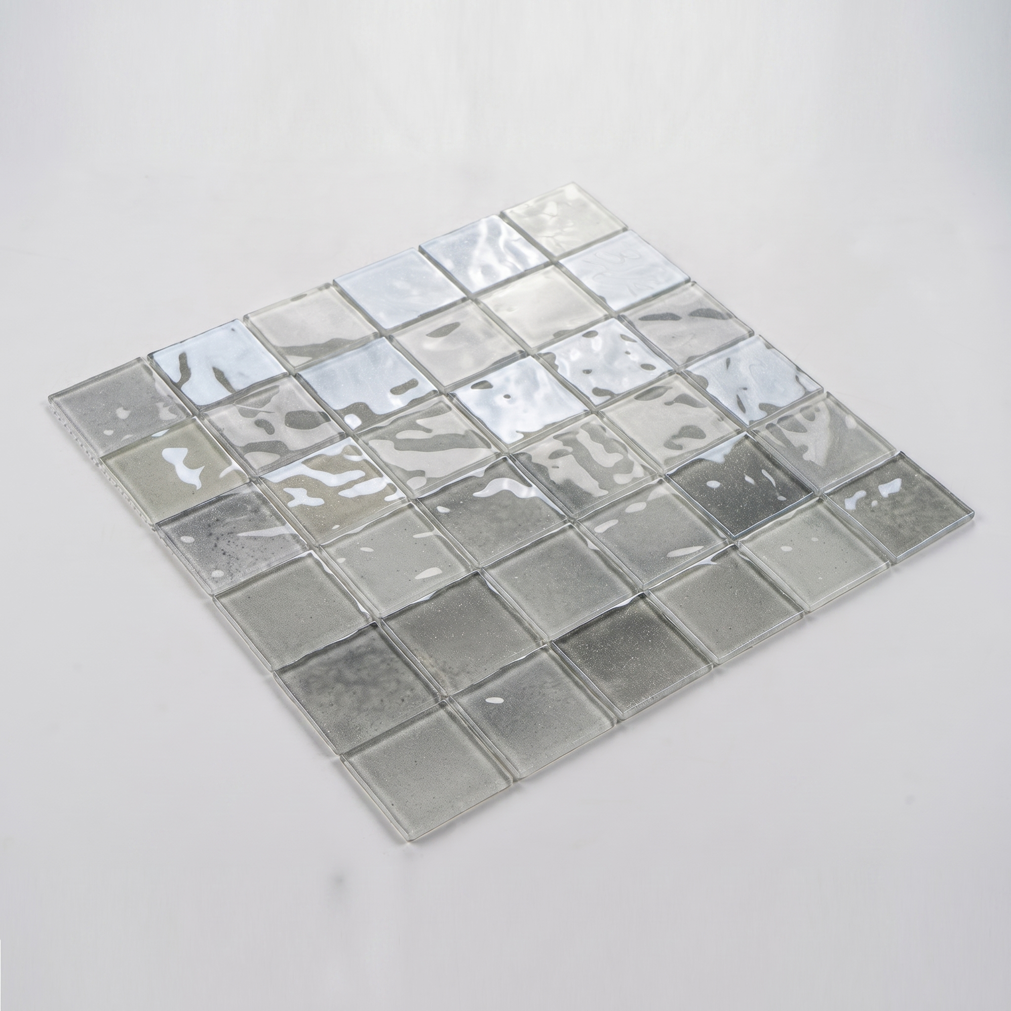 Glasmosaik Mosaikfliese Nizza 48×48 mm & 23×23×4 mm 