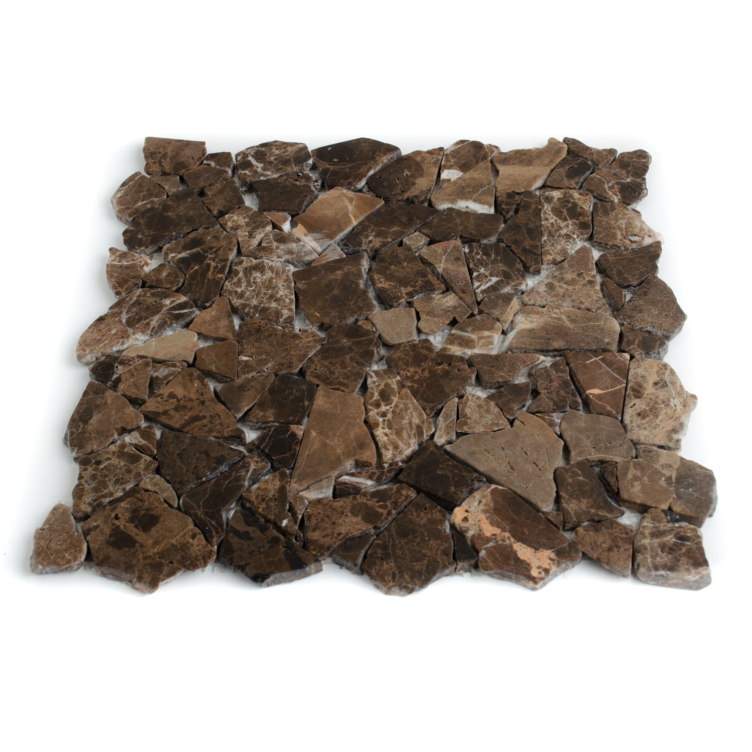 Natursteinmosaik Nilo Marmorbruch Castano Braun-BEN10270