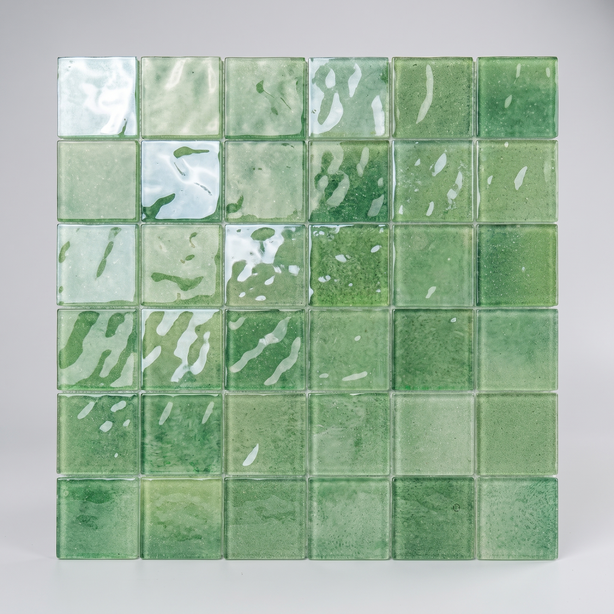 Glasmosaik Mosaikfliese Nizza 48×48 mm & 23×23×4 mm 
