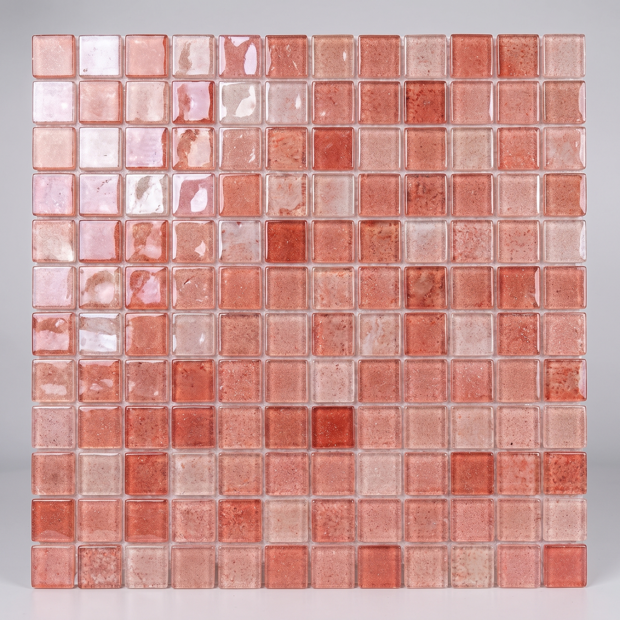 Glasmosaik Mosaikfliese Nizza 48×48 mm & 23×23×4 mm 