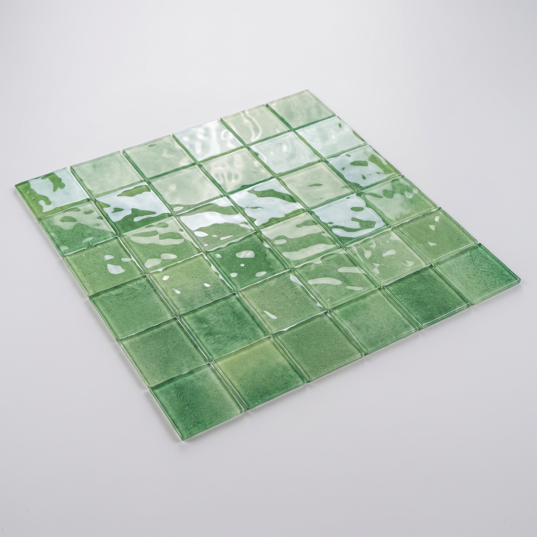 Glasmosaik Mosaikfliese Nizza 48×48 mm & 23×23×4 mm 