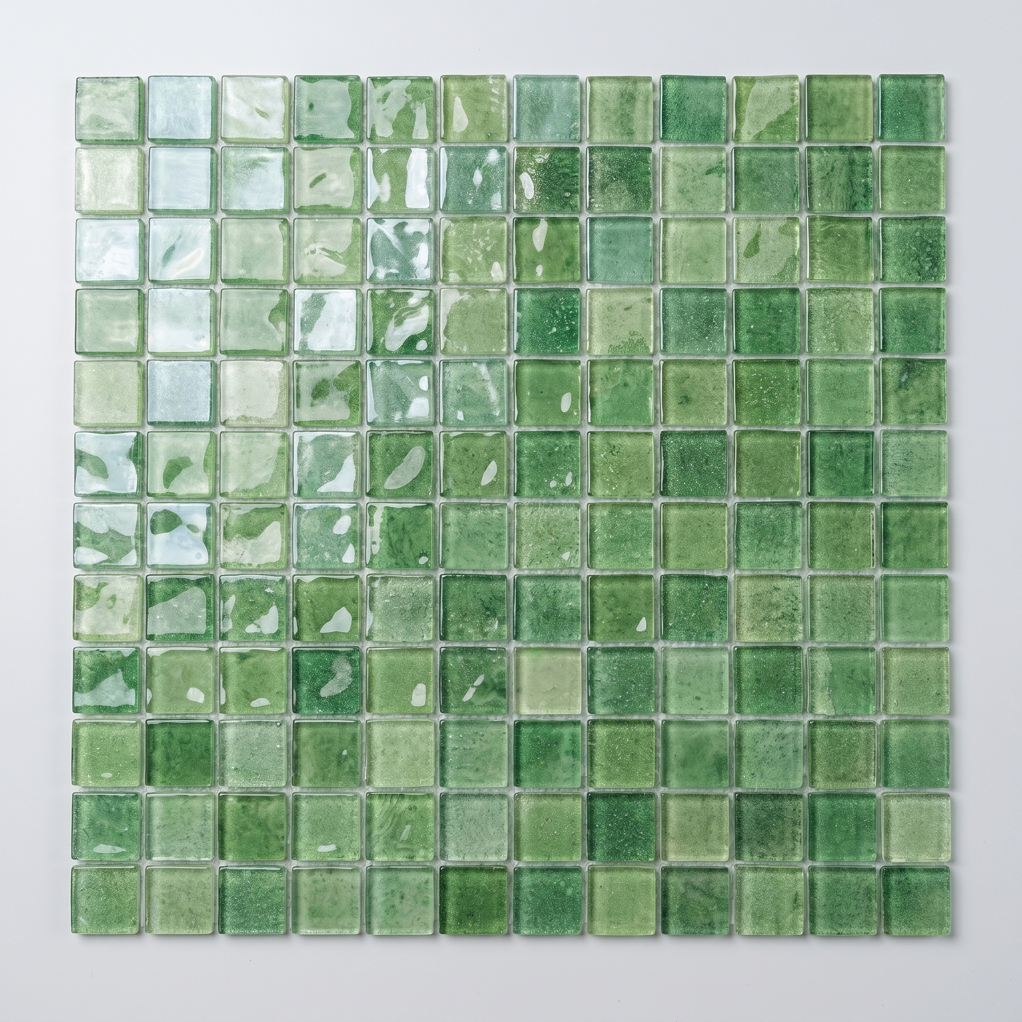 Glasmosaik Mosaikfliese Nizza 48×48 mm & 23×23×4 mm 