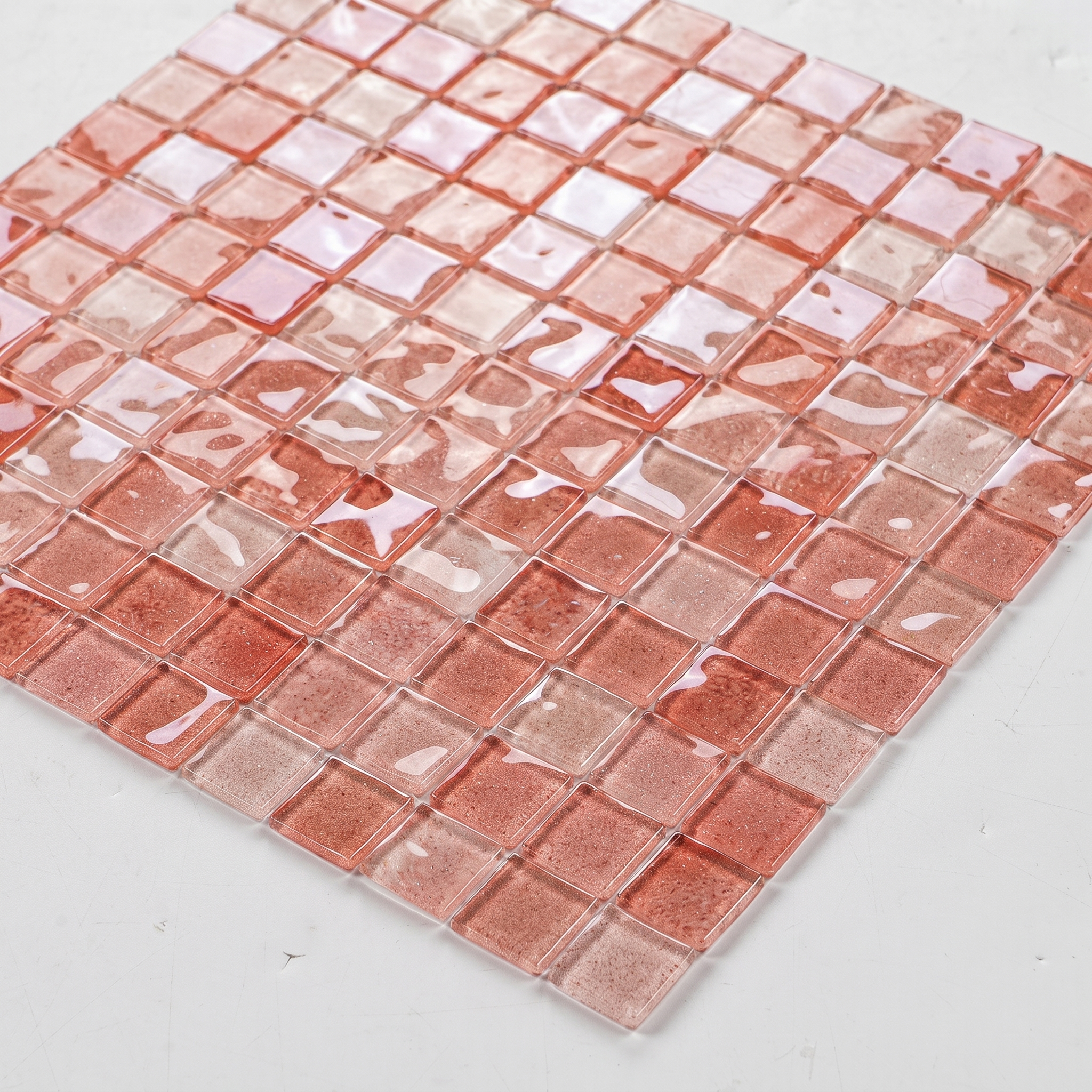 Glasmosaik Mosaikfliese Nizza 48×48 mm & 23×23×4 mm 